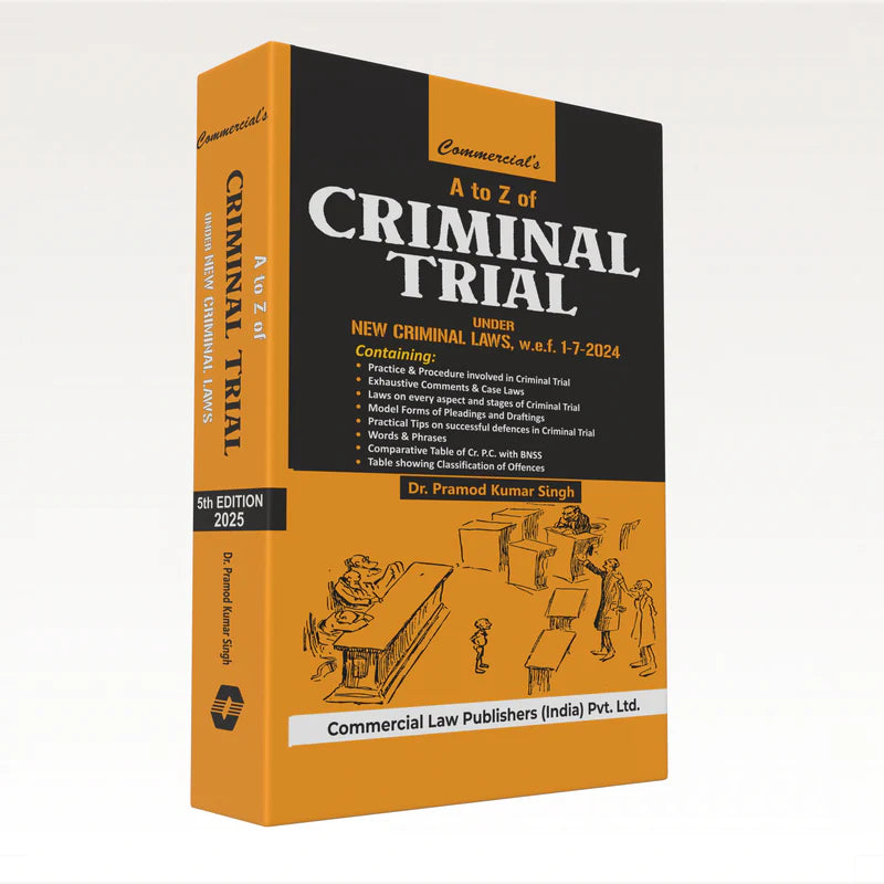 A to Z of Criminal Trial Under Criminal Laws | Dr. Pramod Kumar Singh | Edition 2025 - GenZbookcompany