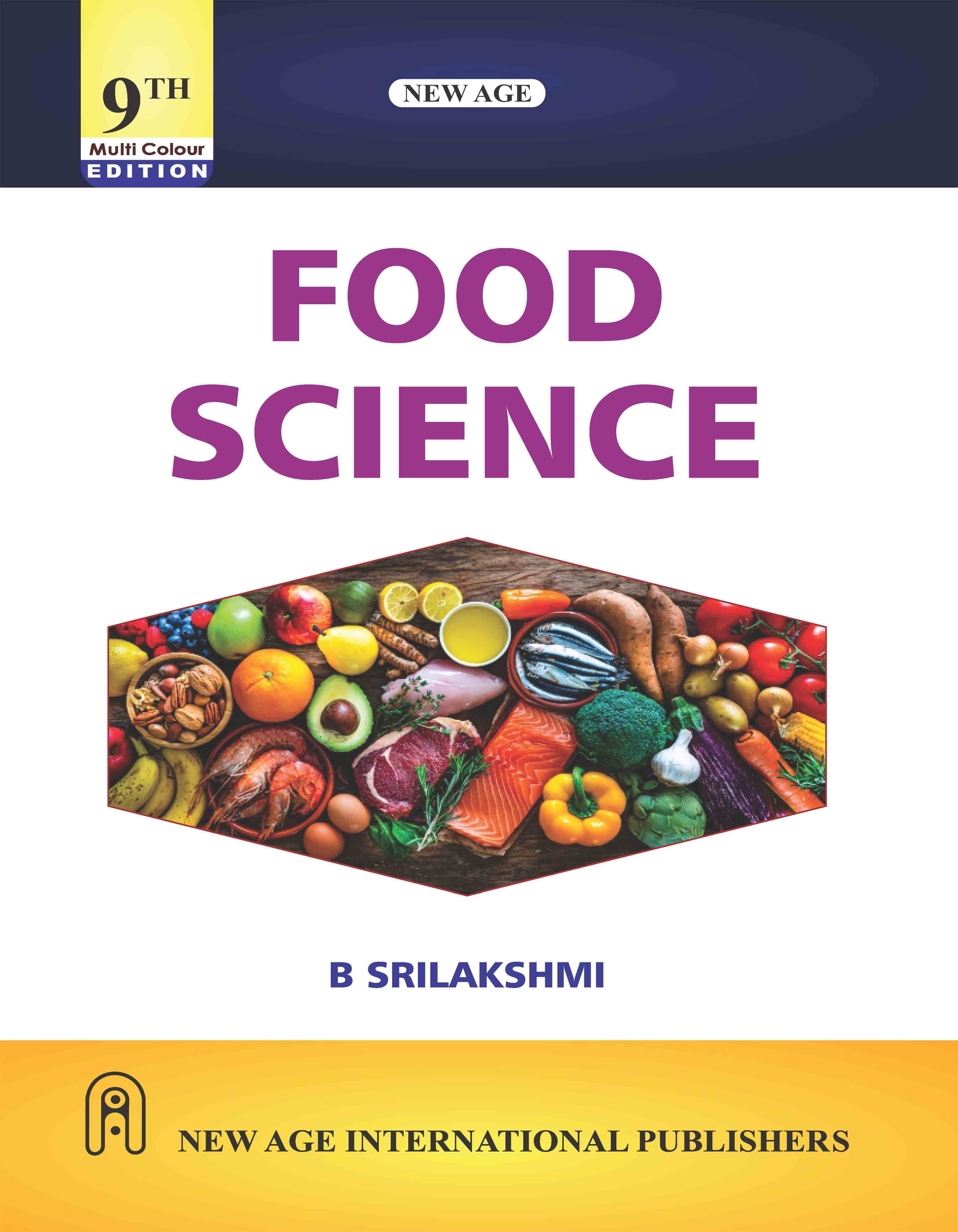 Food Science (Multi Colour Edition) | B  Srilakshmi | NEW AGE INTERNATIONAL | Edition 2026