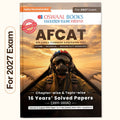 AFCAT 16 Years’ Chapter-wise & Topic-wise Solved Papers (2011–2026) | 1500+ Questions | Oswaal Books | 2026–27 Exams