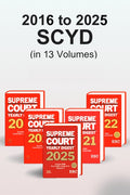 10 Years' Supreme Court Yearly Digest Set (2016 to 2025) | SCYD 10-Year Combo in 13 Volumes | SCC Case Law Digest | Sumeet Malik , Surendra Malik, Sudeep Malik | Ebc