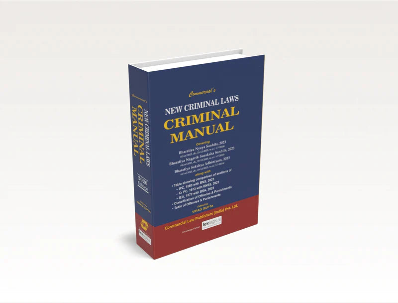 New Criminal Laws—Criminal Manual | Virag Gupta | Edition 2026 - GenZbookcompany