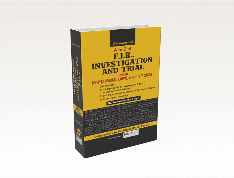A to Z of F.I.R., Investigation and Trial | Dr. Pramod Kumar Singh | Edition 2026 - GenZbookcompany