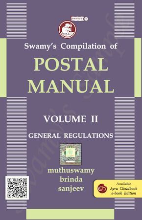 SWAMY'S POSTAL MANUAL VOL. II (WITH INDEX) | Muthuswamy & Brinda, Sanjeev | 2025 Edition