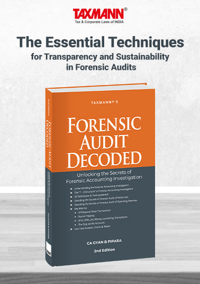 Forensic Audit Decoded | Taxmann's & GC Pipara | Edition 2025