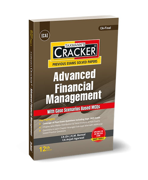 Advanced Financial Management (AFM) | CRACKER | CA FINAL - GenZbookcompany