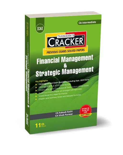 Financial Management & Strategic Management (FM and SM | FM SM) | CRACKER | CA FOUNDATION - GenZbookcompany