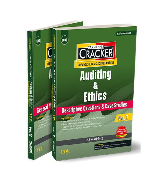 Auditing & Ethics (Auditing) | CRACKER | CA INTERMEDIATE | EDITION 2026 - GenZbookcompany