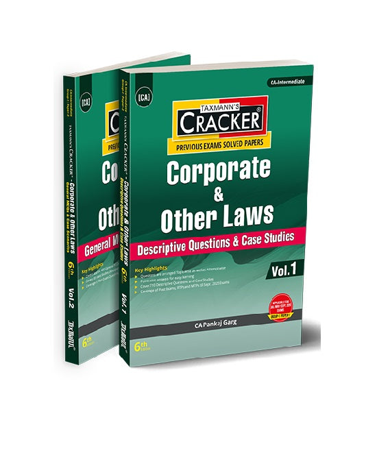 Corporate & Other Laws (Law) | CRACKER | CA FOUNDATION | EDITION 2026 - GenZbookcompany