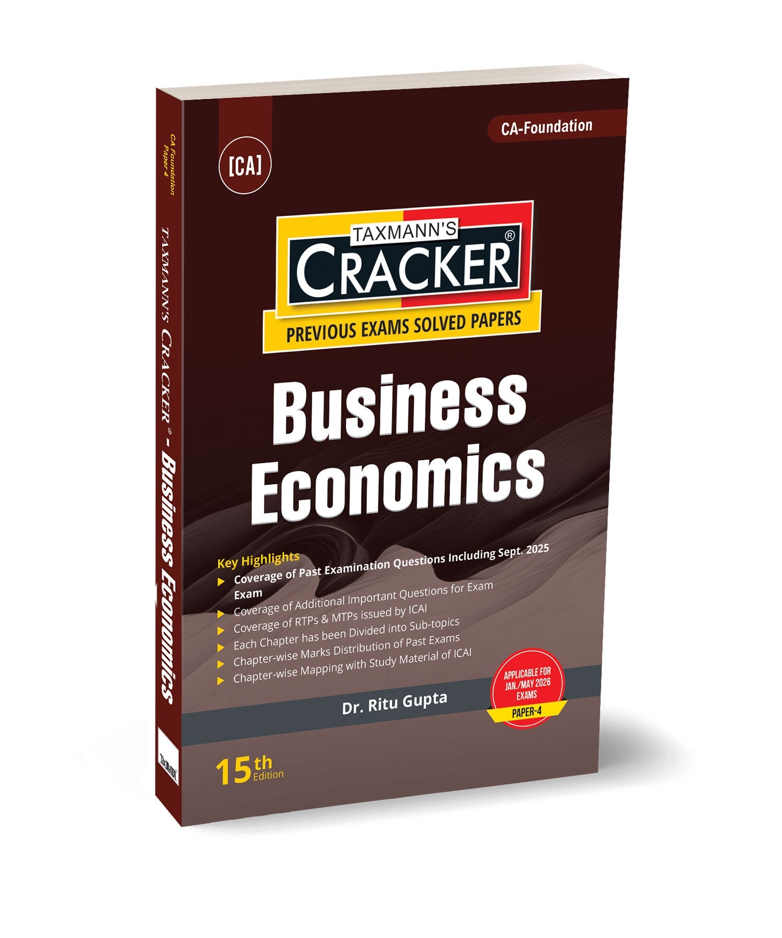 Business Economics (Economics) | CRACKER | CA FOUNDATOIN | EDITION 2026 - GenZbookcompany