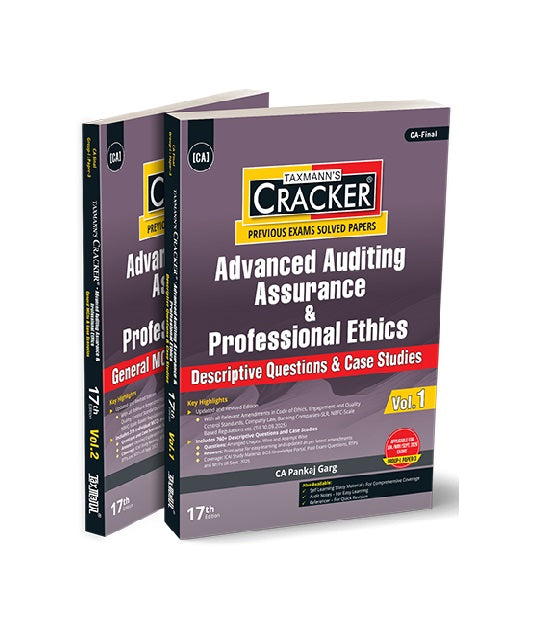 Advanced Auditing Assurance & Professional Ethics (Audit) | CRACKER | CA FINAL - GenZbookcompany