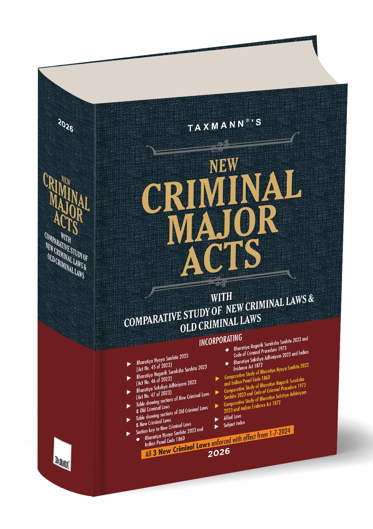 New Criminal Major Acts | Taxmann