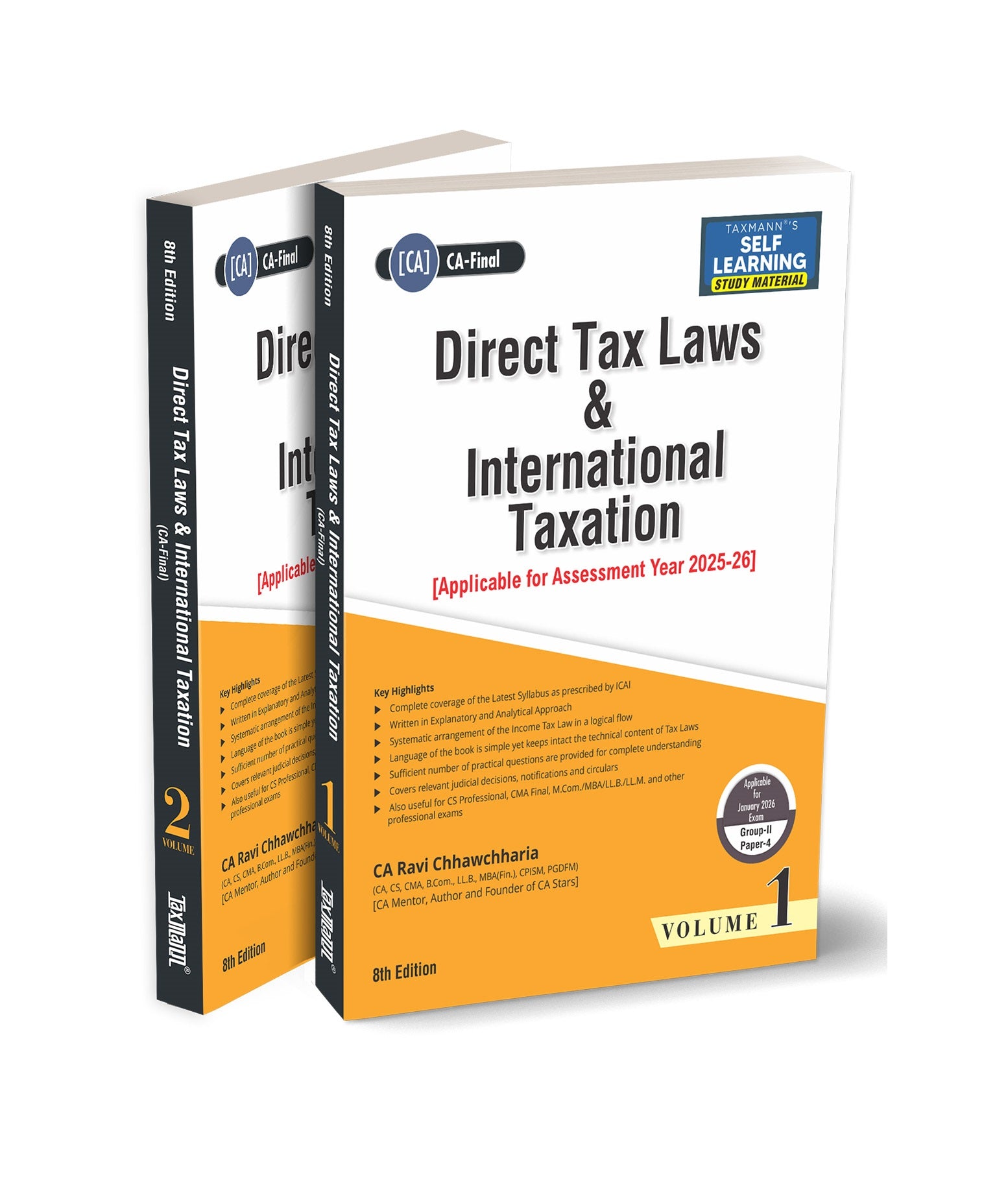 Direct Tax Laws & International Taxation (DT) | A.Y. 2025-26 | Study Material | CA FINAL 2026 EDITION - GenZbookcompany