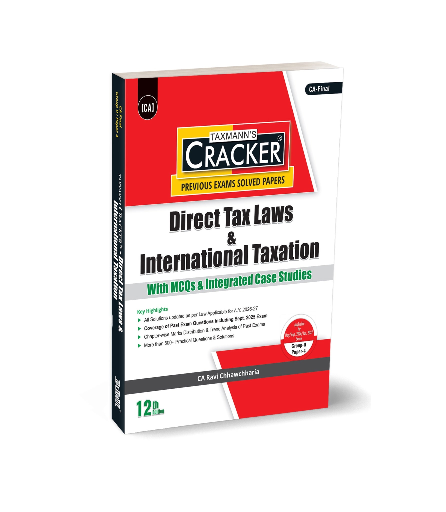 Direct Tax Laws & International Taxation (DT) | A.Y. 2026-27 | CRACKER | May/Sept. 2026/Jan.2027 Exams - GenZbookcompany