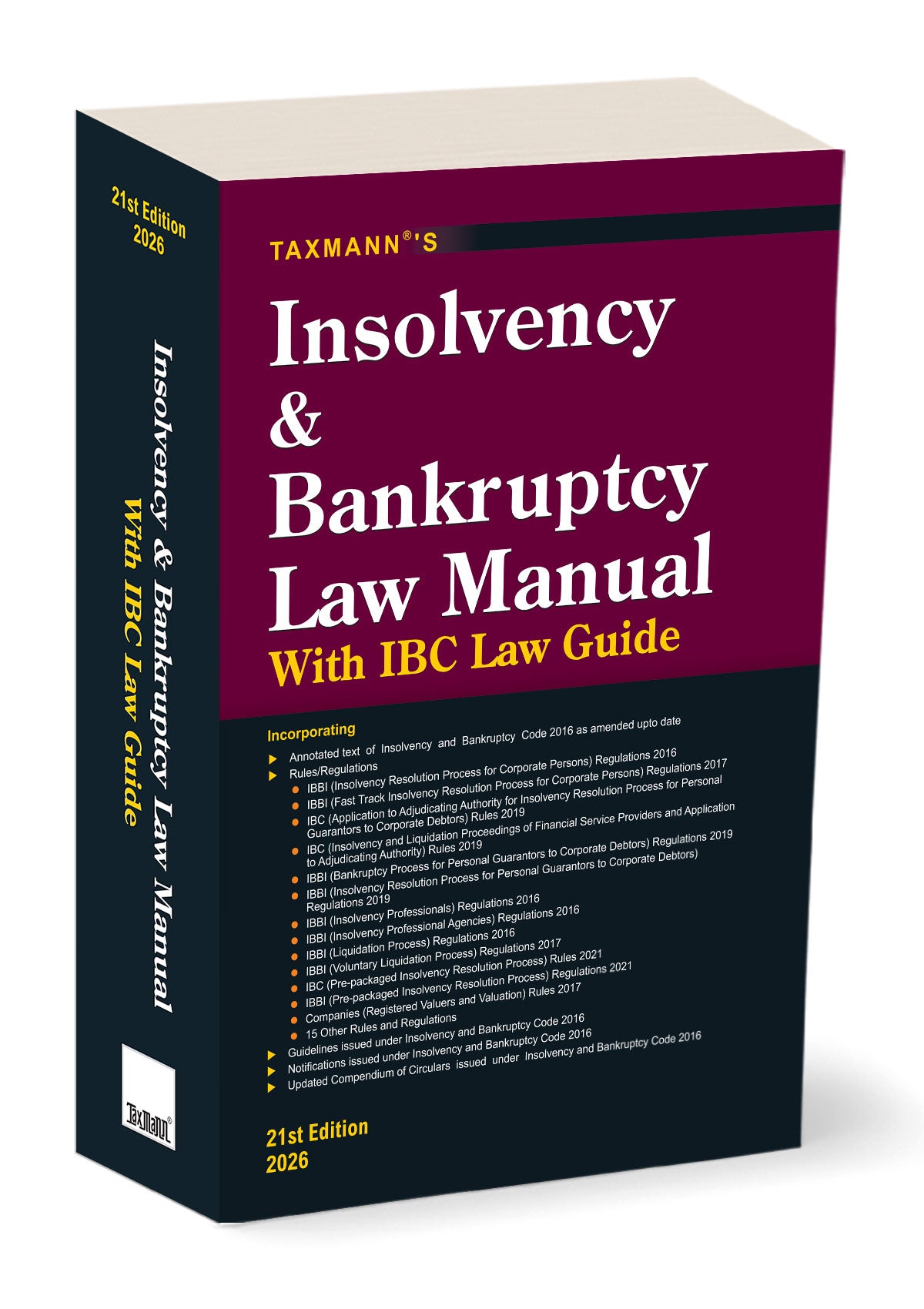 Insolvency and Bankruptcy Law Manual with IBC Law Guide | Taxmann