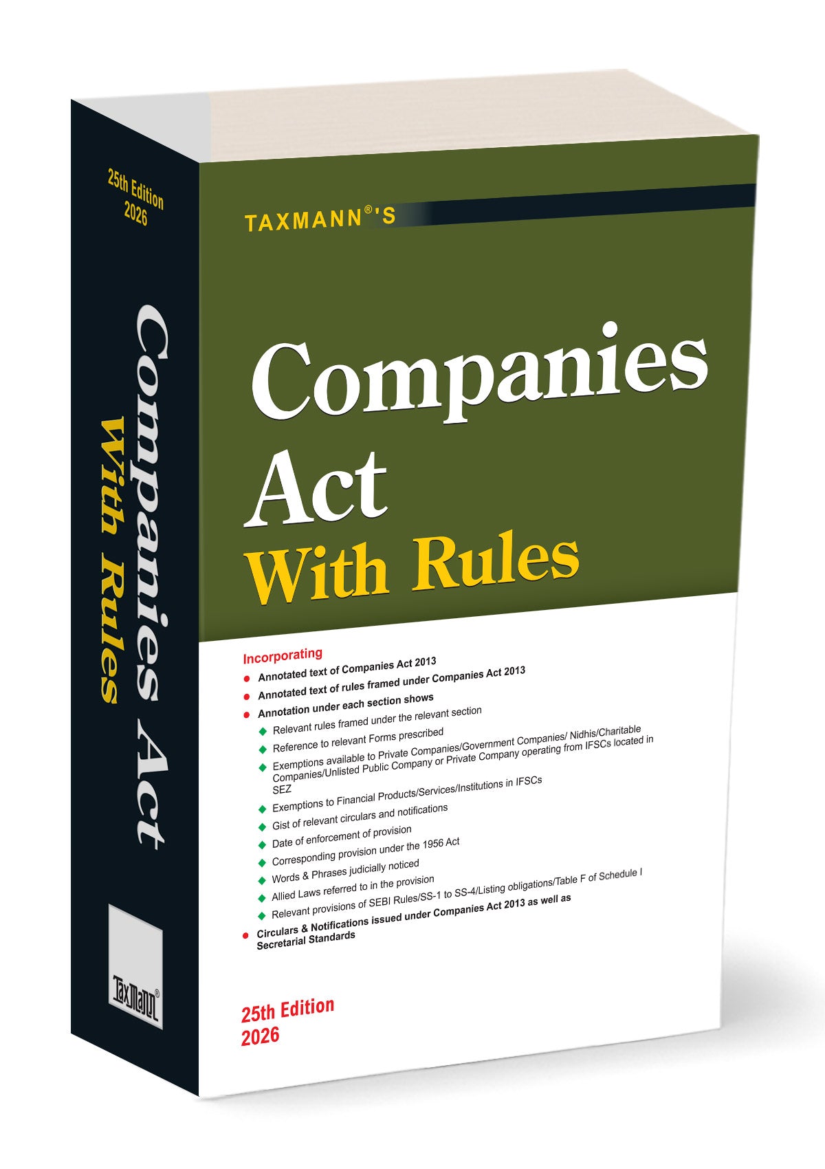 Companies Act with Rules | Taxmann - GenZbookcompany