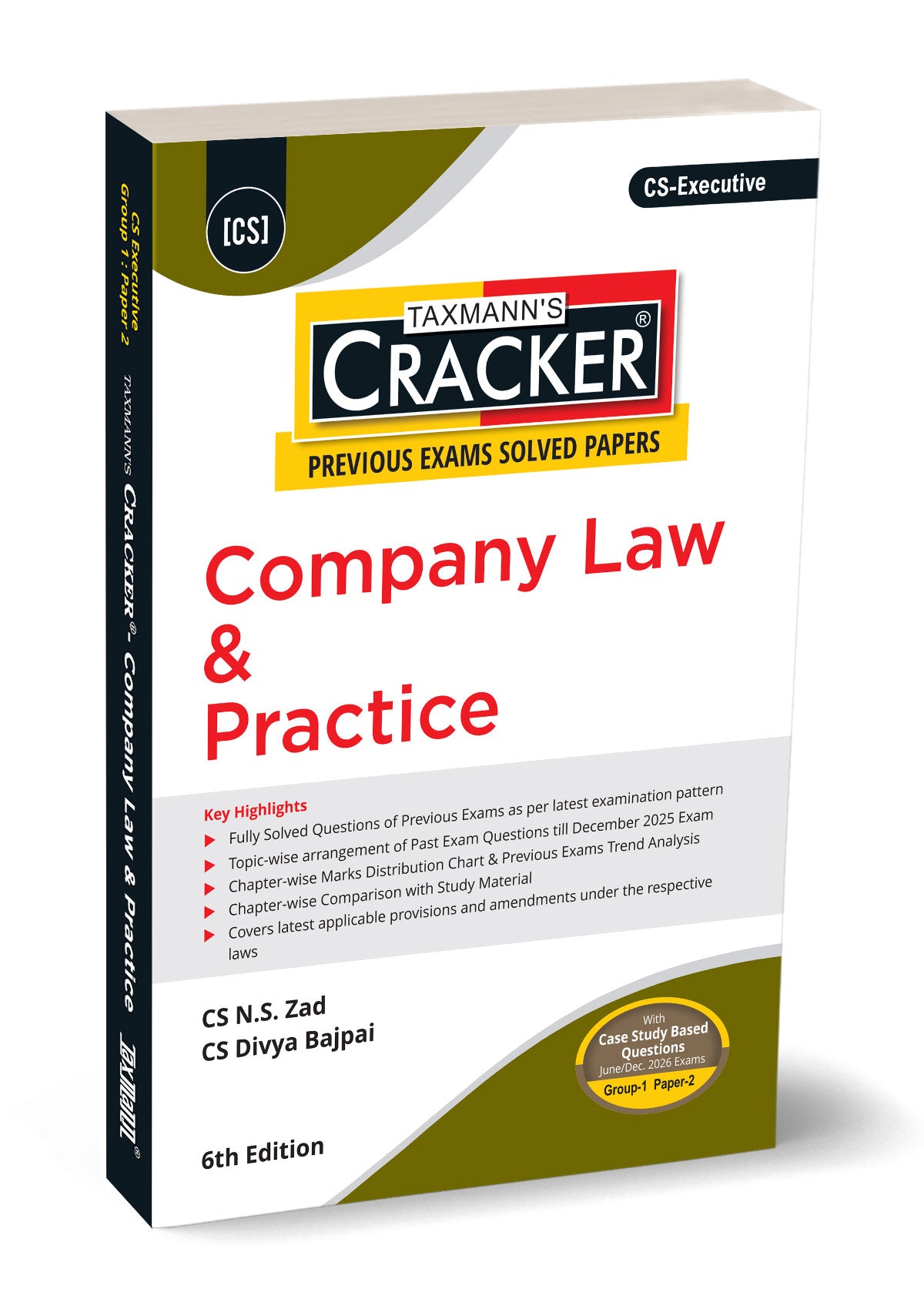 CS Executive – Group 1 | Paper 2 | CRACKER for Company Law |  Divya Bajpai | Taxmann