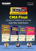 CRACKER COMBO for CMA Final—Group IV | Papers 17 to 20A by Tarun Agarwal et al. | June/Dec. 2026 Exams