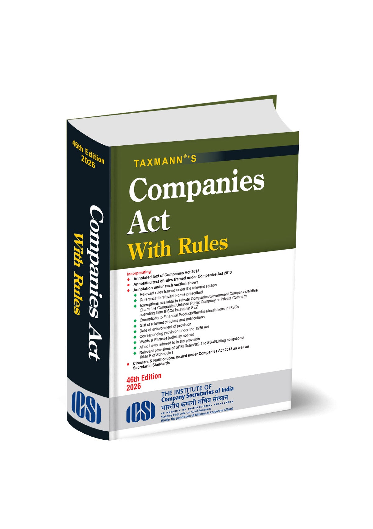 Companies Act with Rules | Taxmann's | Edition 2026 - GenZbookcompany