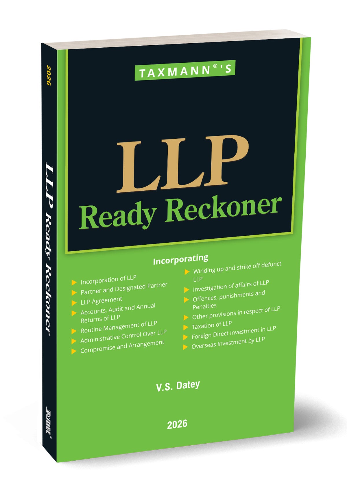 LLP Ready Reckoner | V.S. Datey | Taxmann