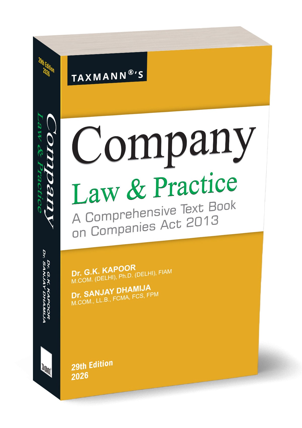 Company Law & Practice | G.K. Kapoor, Sanjay Dhamija | Txmann - GenZbookcompany