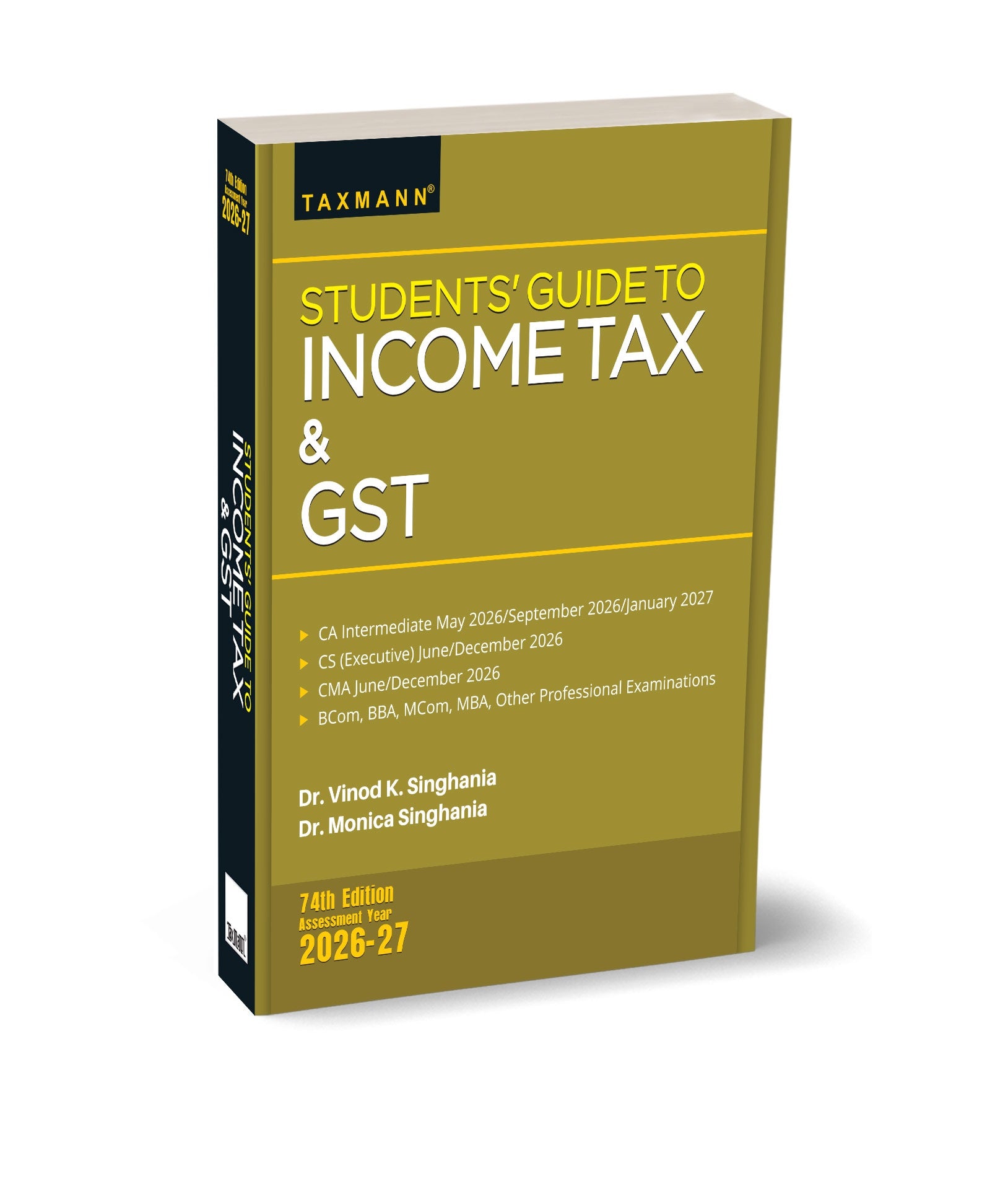 Students' Guide to Income Tax & GST | CA INTERMEDIATE | EDITION 2026 - GenZbookcompany