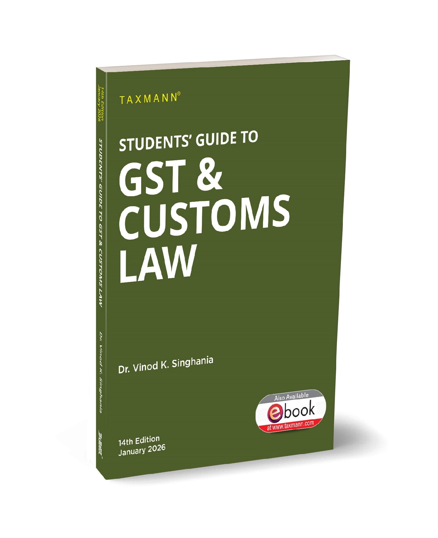 Students' Guide to GST & Customs Law | CA INTERMEDIATE | 2026 EDITION - GenZbookcompany