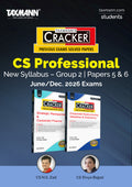 CRACKER COMBO for CS Professional | New Syllabus—Group 2 | Papers 5 and 6 by N.S. Zad et al. | June/Dec. 2026 Exams | Taxmann