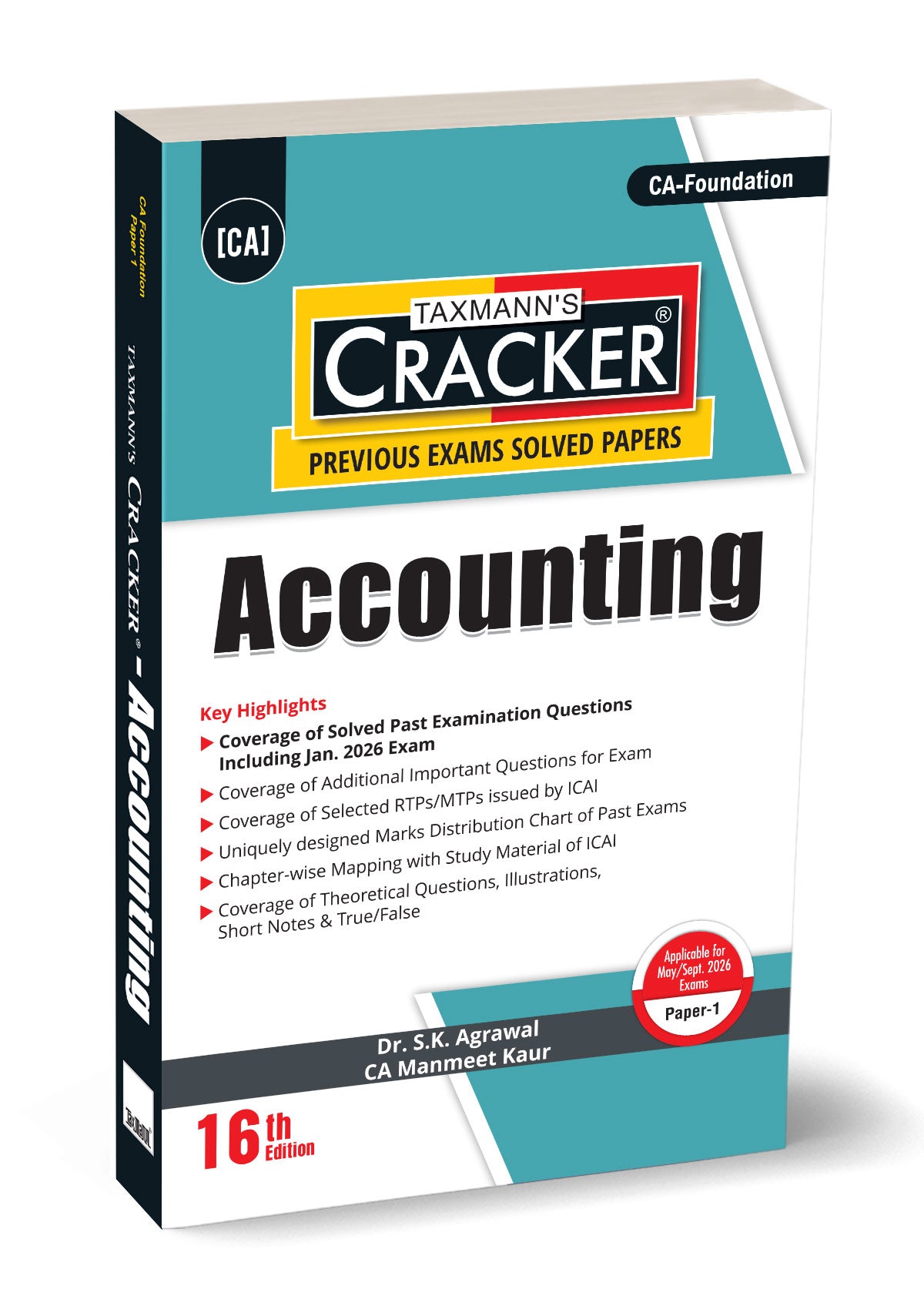 Accounting (Accounts) | CRACKER | CA FOUNDATION | EDITION 2026