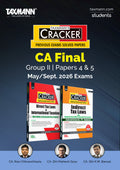 CA Final – Group II | Papers 4 and 5 | CRACKER Combo by CA Ravi Chhawchharia et al. | May/Sept. 2026 Exams | Taxmann