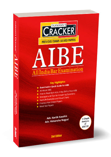 AIBE – All India Bar Examination | CRACKER for AIBE XXI [2026] | Taxmann
