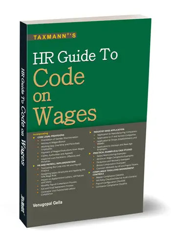 HR Guide to Code on Wages | Venugopal Gella | Taxmann | 2026 Edition