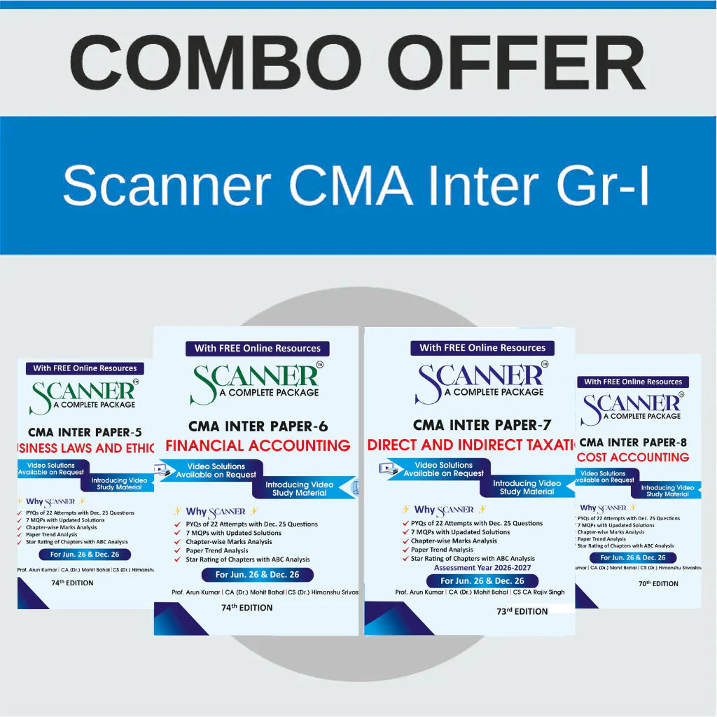 CMA Inter Group 1 Combo | For Jun'26, Dec'26 | Suchita