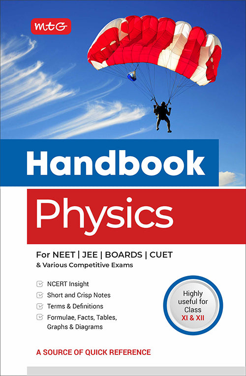 Handbook of Physics For NEET, JEE, CUET, Boards and Various Competitive Exams | MTG