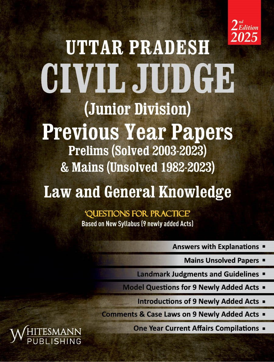 UTTAR PRADESH CIVIL JUDGE (JUNIOR DIVISION) | whitesmann | Edition 2025