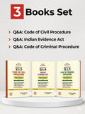 Q&A Series: Code of Civil Procedure, Indian Evidence Act and Code of Criminal Procedure [Set of 3 Books] |  Samarth Agrawal