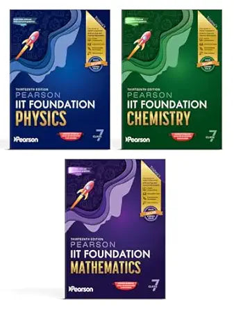 Pearson IIT Foundation' 26 Class 7 Physics Chemistry Mathematics | For NEET, NTSE & Olympiad Exams | PEARSON 2026