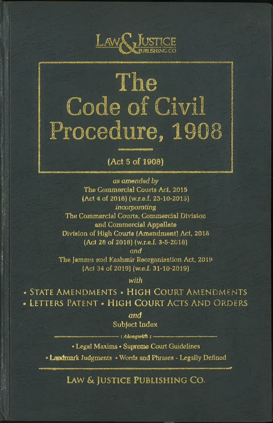 Code of Civil Procedure, 1908 | Law & Justice Publishing | Edition 2026