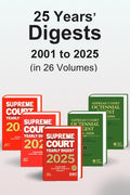 25 Years' Digest Set (2001 to 2025) | 25-Year Combo in 26 Volumes | SCC Case Law Digest | Sumeet Malik , Surendra Malik, Sudeep Malik | Ebc