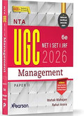 Pearson NTA UGC NET Management Paper 2 2026 6th Edition | For UGC NET/SET/JRF | Fully Solved June 2025 & Jan 2026 Papers, 4400+ MCQs, PYQs 2018–2023