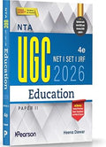Pearson NTA UGC NET Education Paper 2 | 2026 4th Edition | For NET/SET/JRF | Solved 2025–26 Papers, PYQs, Teaching Aptitude, Research & 3000+ MCQs