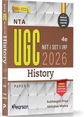 Pearson UGC NET History 4th Edition | For NET/SET/JRF | Solved 2025–26 Papers, PYQs 2012–25, Ancient, Medieval, Modern & Historiography