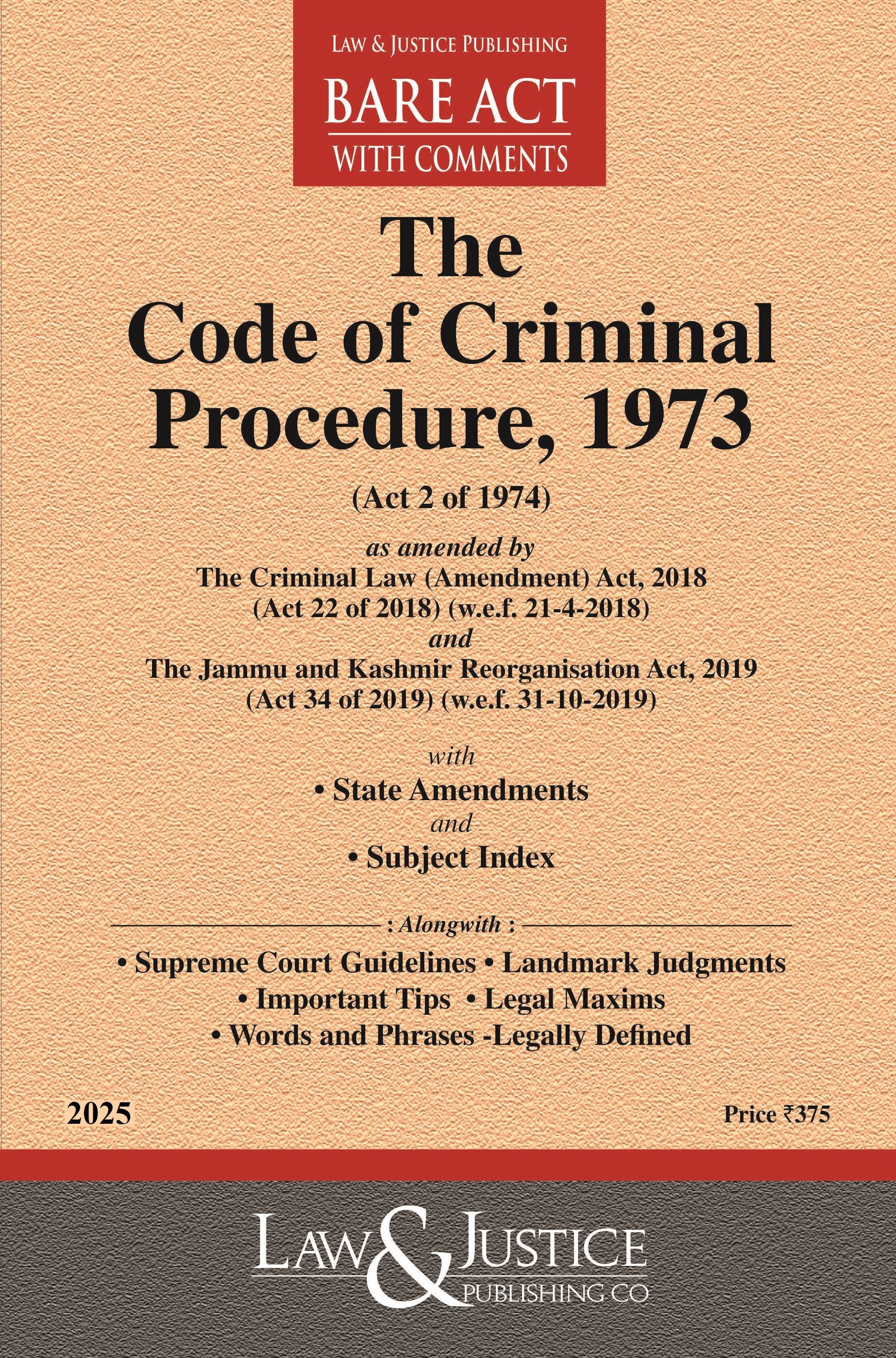 Code of Criminal Procedure, 1973 | Law & Justice Publishing | EDITION 2026