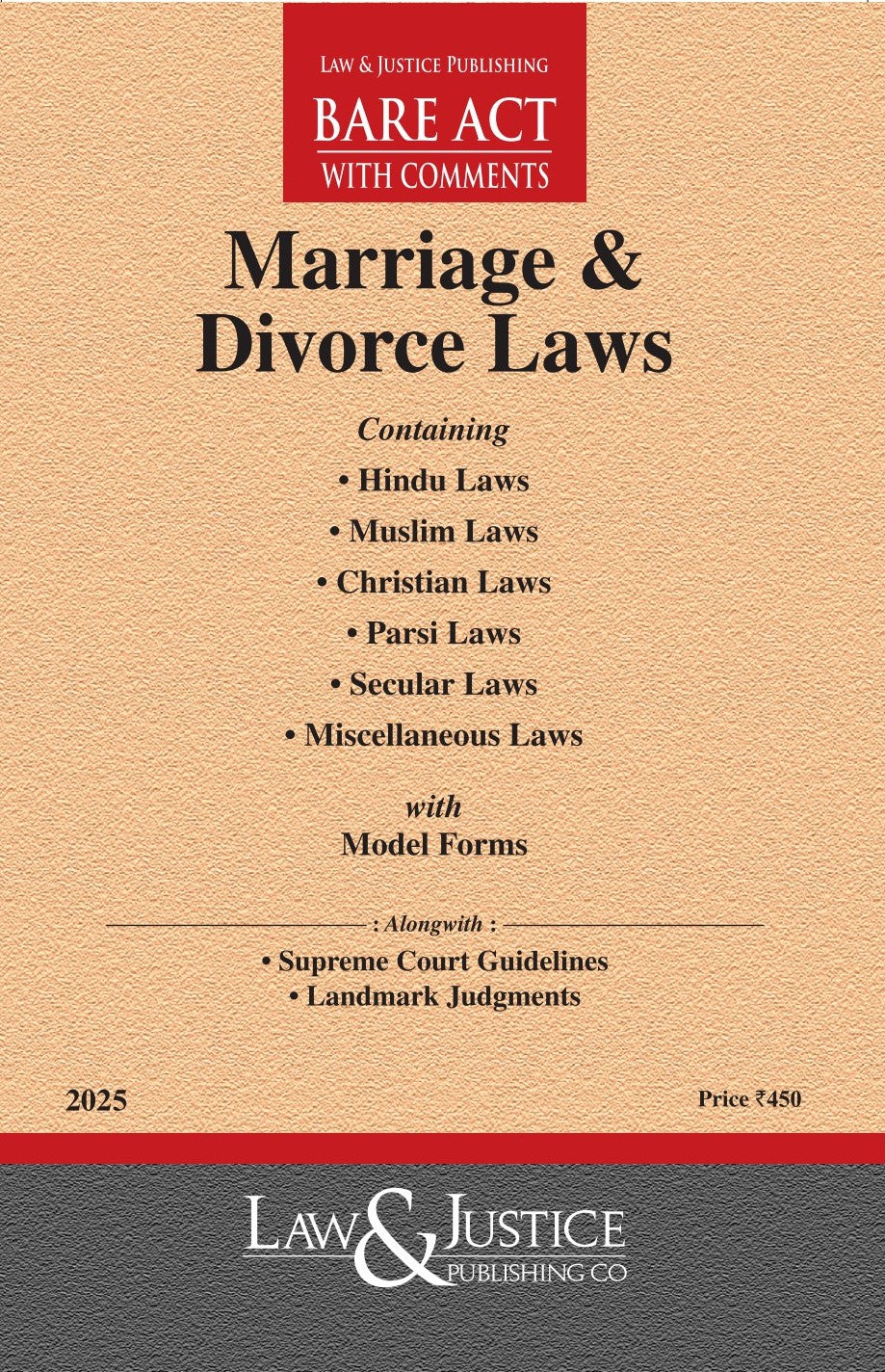 Marriage & Divorce Laws | Law & Justice Publishing | EDITION 2026