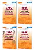 Oswaal UPSC Power Bank 1000+ MCQs | History, Polity, Economy, Science & Technology | Set of 4