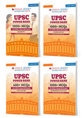 Power Bank 1000+ MCQs for UPSC and State PSCs Exams (Set of 4) | Geography, Modern History, Art & Culture, Environment & Ecology | Latest Edition | Oswaal Books