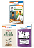 SSC CGL Tier-1 Set of 3 | 29 PYQs, English Grammar Handbook & Vocabulary Builder | 2016–2025 | For 2026 Exam | Oswaal Books