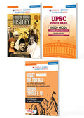 UPSC History Exam Pack 2026 (Set of 3 Books) | Modern Indian History + Power Bank 1000+ MCQs + NCERT One For All History Class 6–12 | Oswaal
