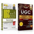 Pearson 2026 UGC NET Paper 1 Teaching & Research Aptitude by KVS Madaan | NET/SET/JRF|+ UGC NET Sociology (Set of 2)|4000+ Practice Questions | 2026 January & 2025 June solved paper