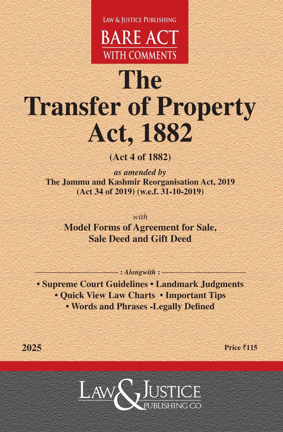 Transfer of Property Act, 1882 | Law & Justice Publishing | EDITION 2026