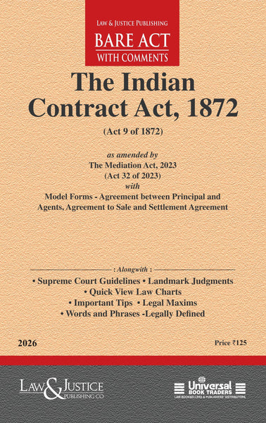 Contract Act, 1872 | Law & Justice Publishing | EDITION 2026